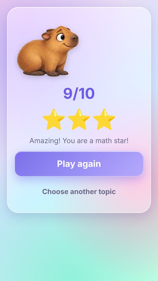 Results with stars